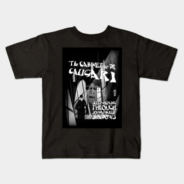 The Cabinet Of Dr. Caligari. Kids T-Shirt by OriginalDarkPoetry